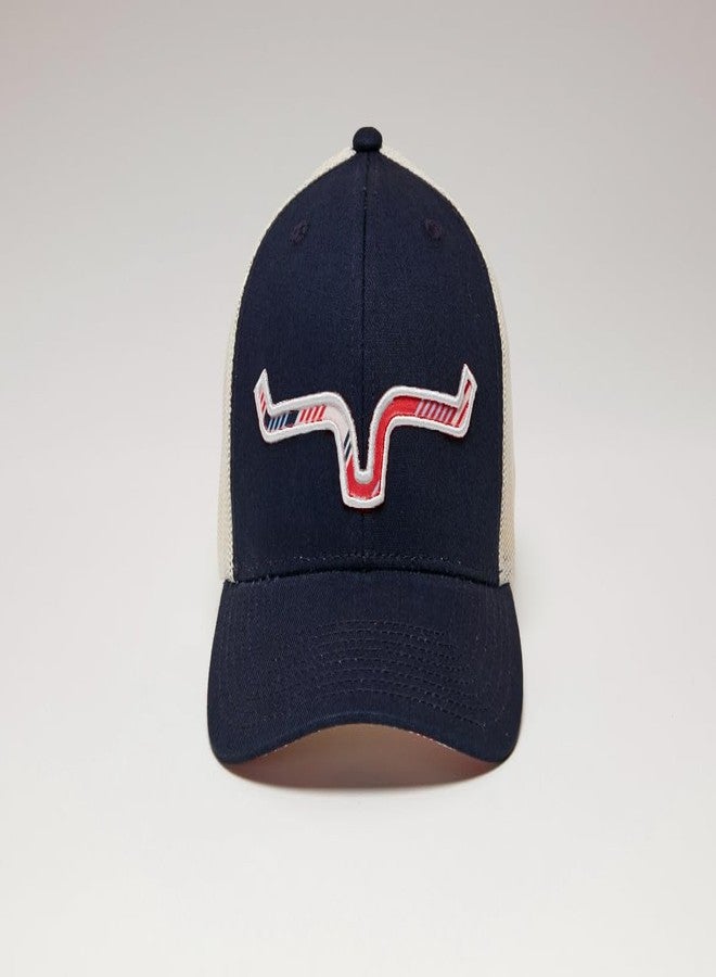 Kimes Ranch Adjustable Snapback Hats Anson Trucker Hats/Navy - Image 3